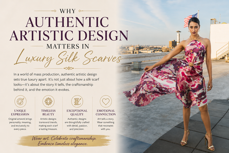 Why Authentic Artistic Design Matters in Luxury Silk Scarves