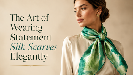 The Art of Wearing Statement Silk Scarves Elegantly 