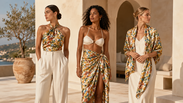 One Large Silk Scarf, Five Outfits: A Versatile Styling Guide for Women