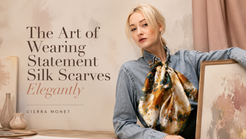 The Art of Wearing Statement Silk Scarves Elegantly