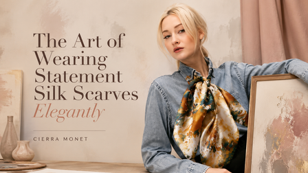 The Art of Wearing Statement Silk Scarves Elegantly