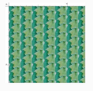 Textured green fabric pattern 