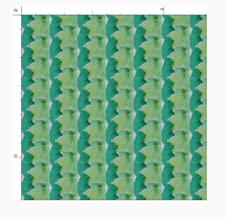 Textured green fabric pattern 