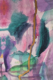 Luxury Silk Large Scarf-Daintree
