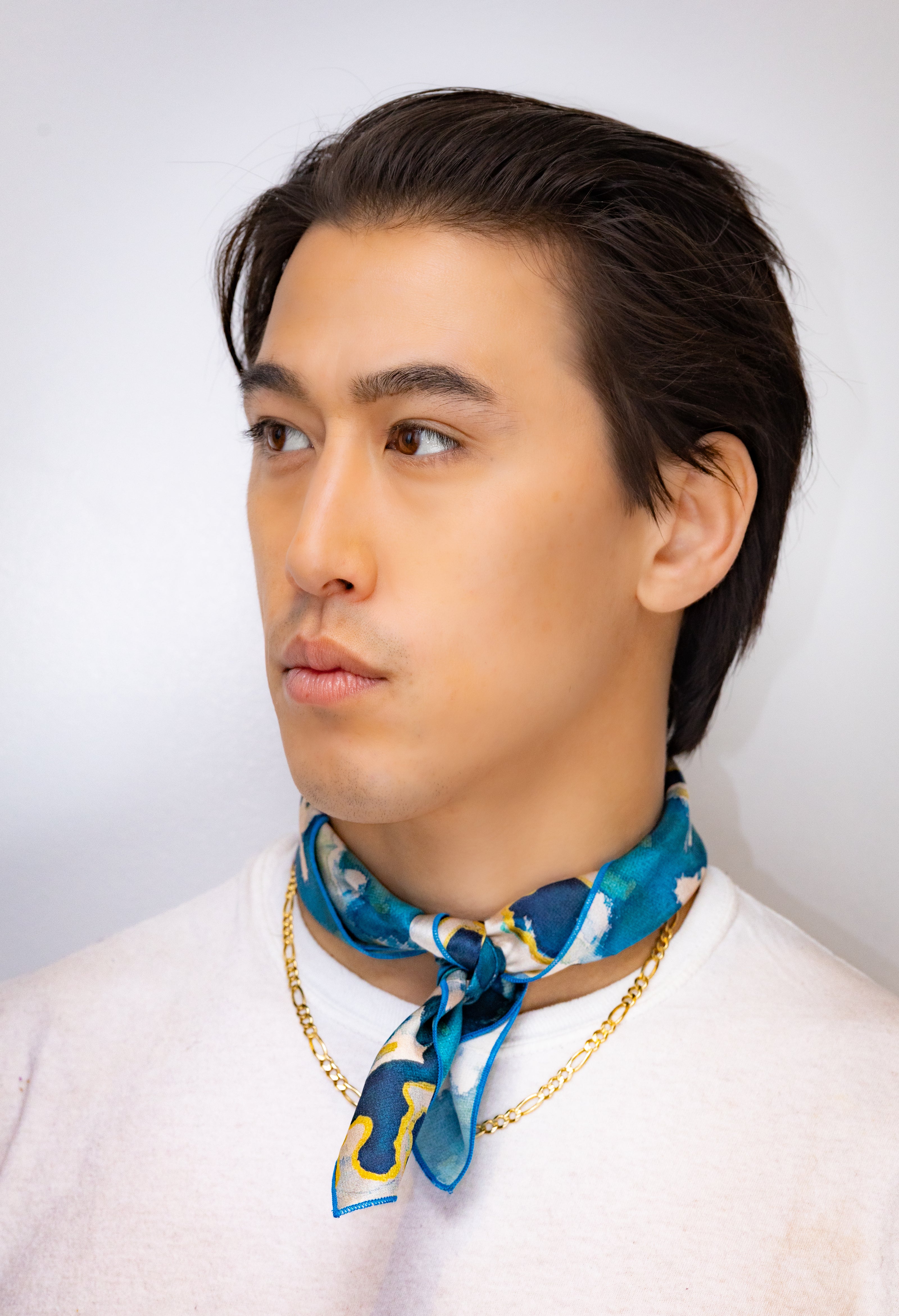 Luxury Silk Medium Scarf - Amakusa