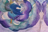 Luxury Silk Small Scarf - Plum