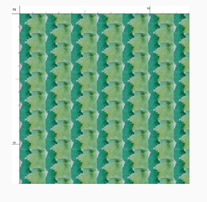 Textured green fabric pattern 